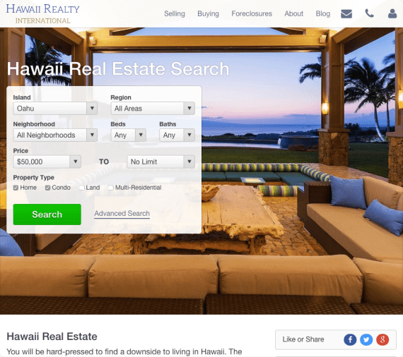 Miranda Thin Real Estate IDX Website Template